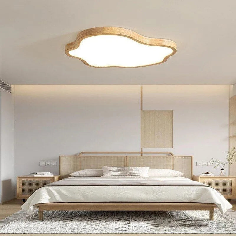 Plafonnier en bois pour hôtel