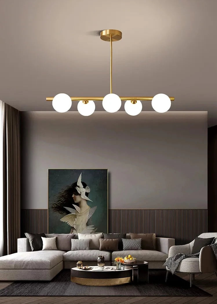 Nordischer Glühbirnen-Kronleuchter für das Esszimmer
