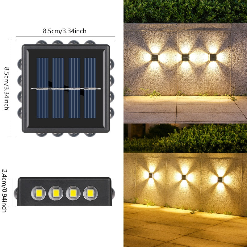 LQ Solar vägglampa