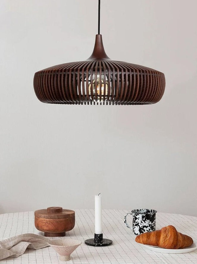 LUXE japanse retro houten boomstam hanglamp