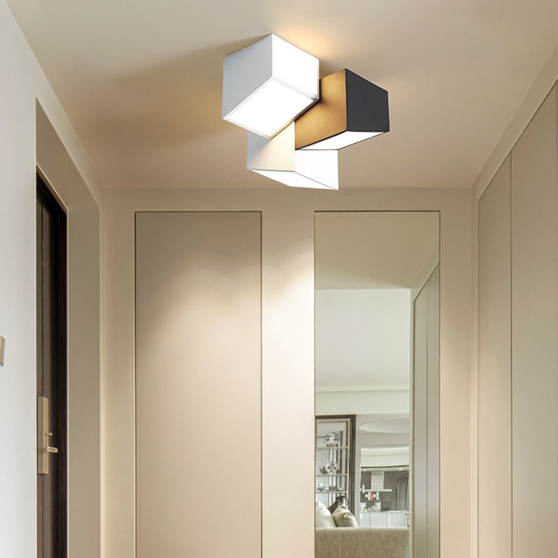 Moderne geometrische Kunst Kronleuchter Leuchten