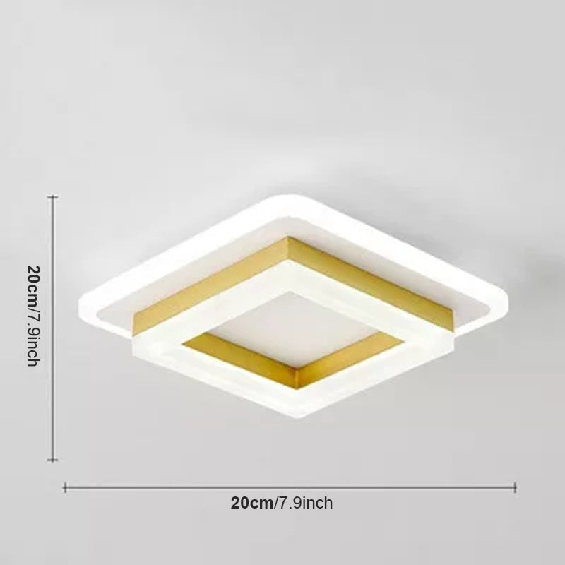 Ronde Vierkante Vorm Plafondlamp