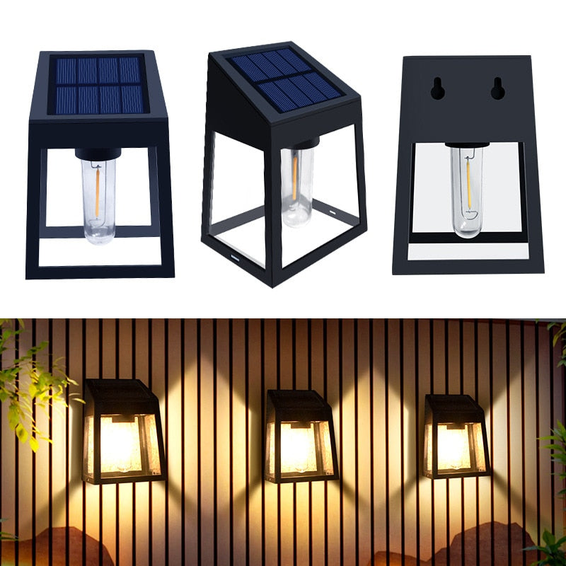 MODERNO vägglampa med solceller