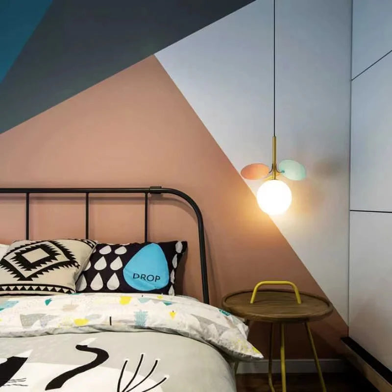 LUXE moderne glazen hanglamp met druivendesign