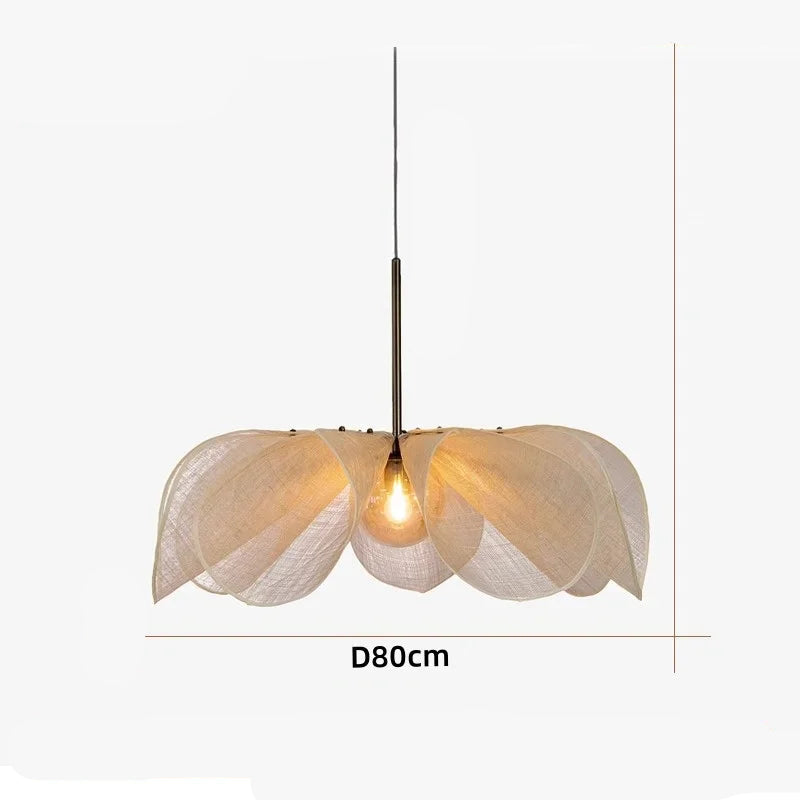 Large D80cm nordic pendant light with bubble glass chandelier design, adjustable wire and LED E27 bulb for 10–20m² room coverage.