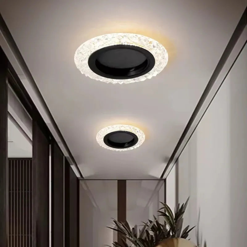 Deckenleuchte mit Kristalldesign