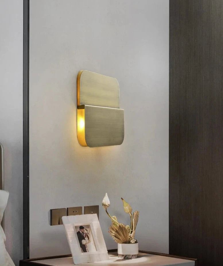 LUXELY modern copper ultra-thin wall lamp