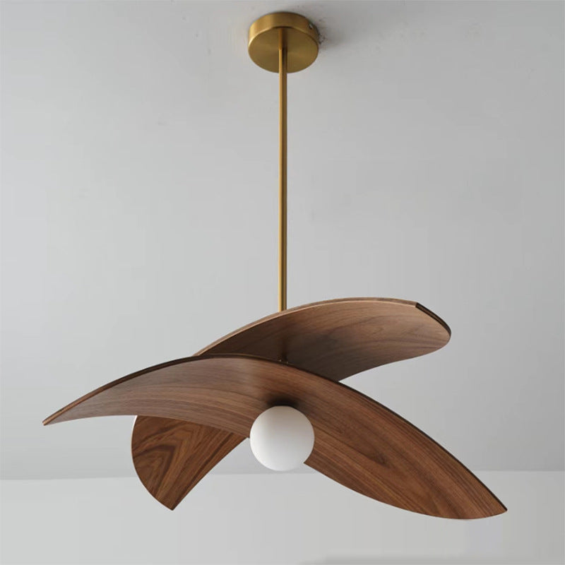 Luz de madera Wabi-Sabi