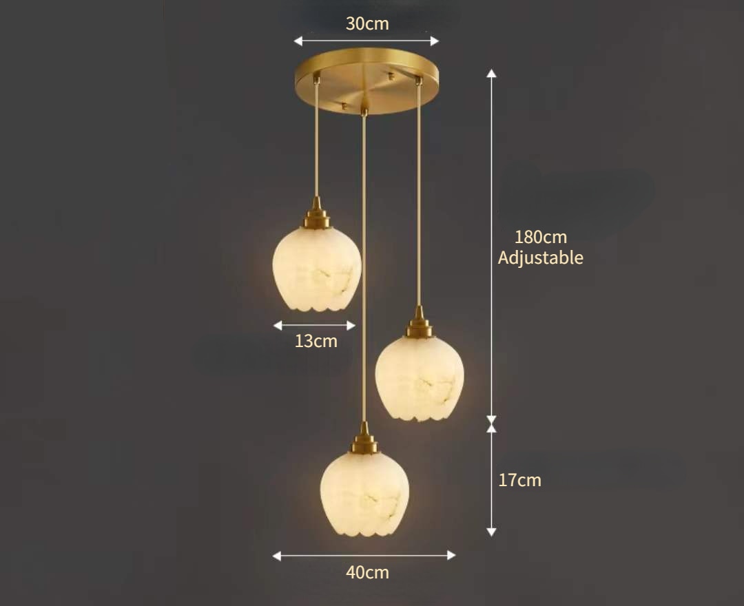 Wabi-Sabi marmor taklampa
