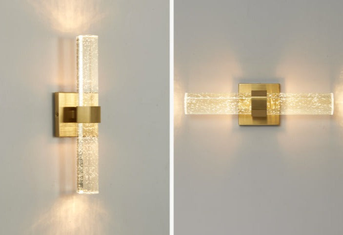 Applique murale de luxe avec bulle de cristal