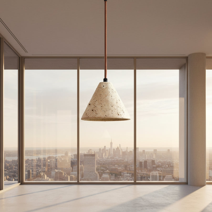Grotsteen led-hanglamp voor de eetkamer