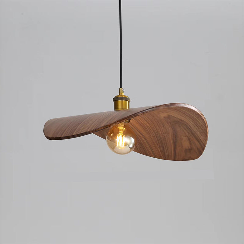 Luz de madera Wabi-Sabi