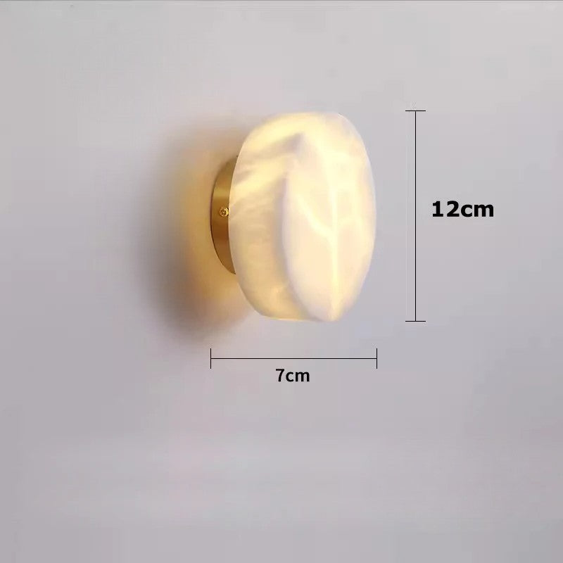 Lámpara colgante LED de mármol natural - Lámpara de techo contemporánea