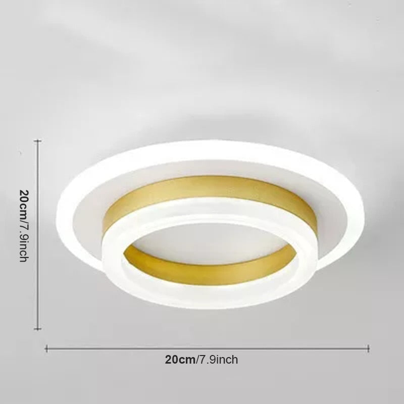 Ronde Vierkante Vorm Plafondlamp