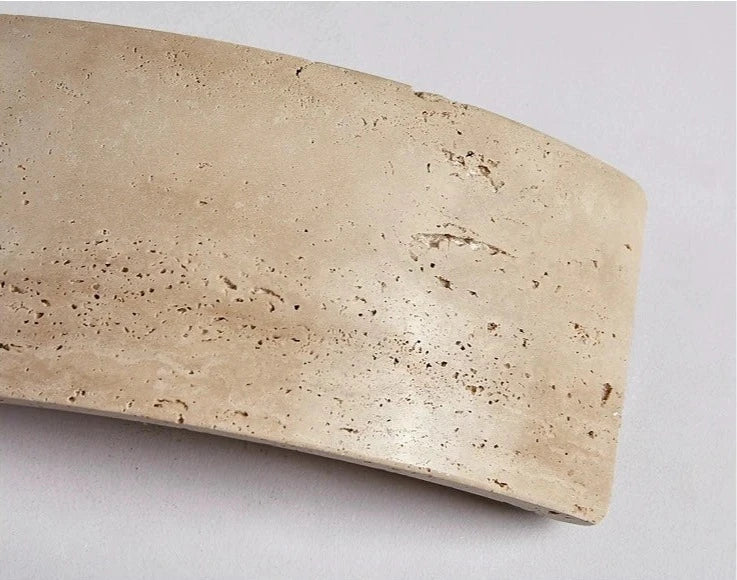 Aplique de piedra travertino ip65