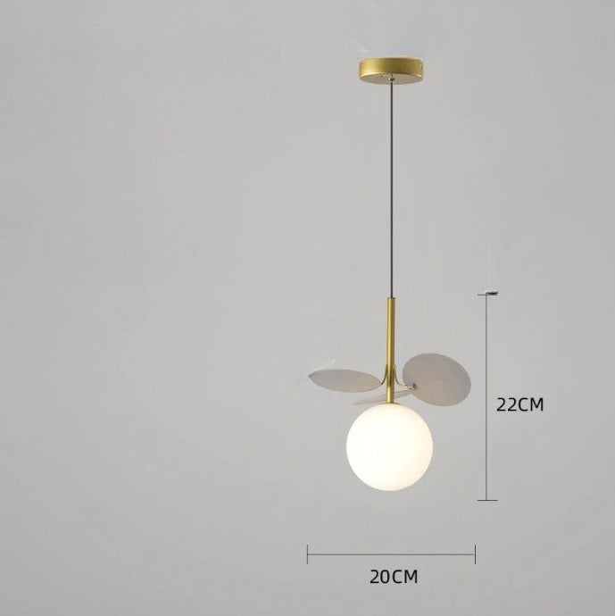 LUXE moderne glazen hanglamp met druivendesign