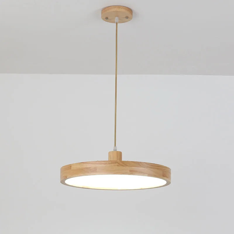 LUXE moderne japanse houten hanglamp voor de woonkamer