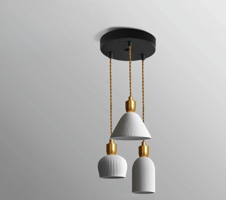 Ceramic pendant light