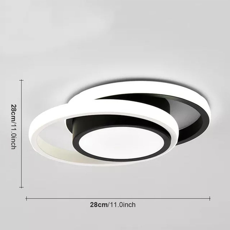 Ronde Vierkante Vorm Plafondlamp