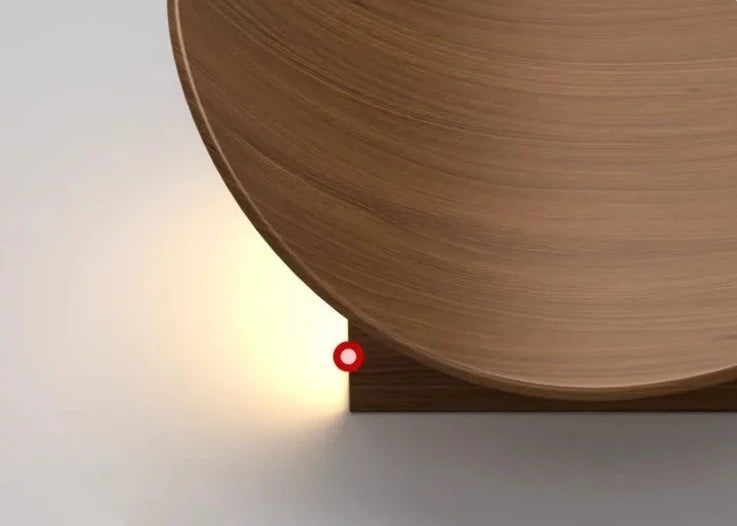 Modern wooden wall lamp