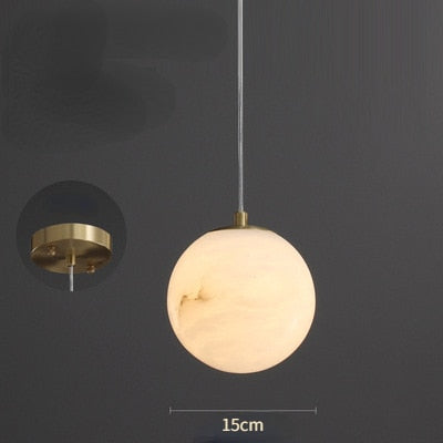 Wabi-Sabi marmor taklampa