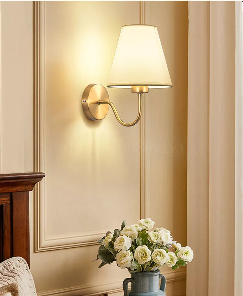 American Fabric Wall Lamp
