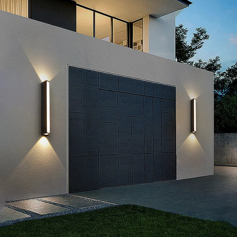 Lampe murale LED à longue bande LUXEY étanche IP65 pour l'extérieur