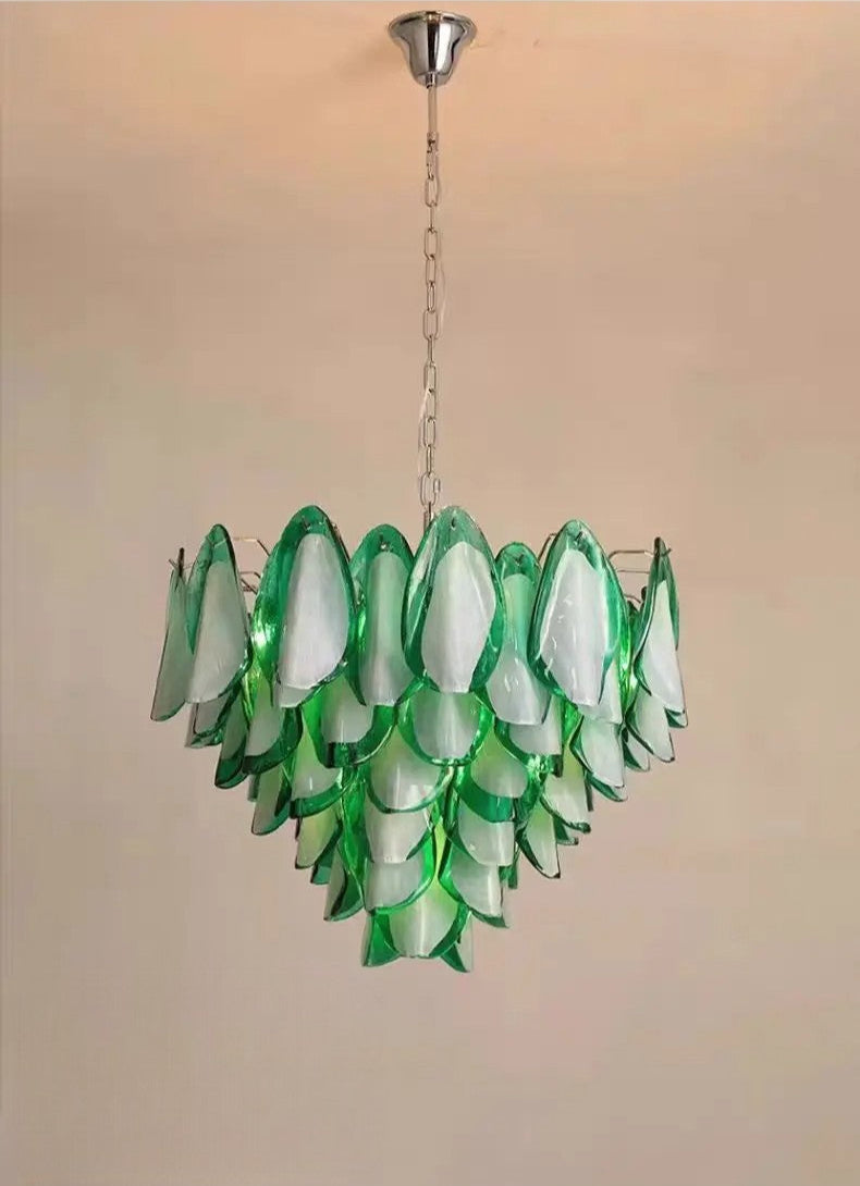 Königlicher Kristall-Blütenblatt-Kronleuchter