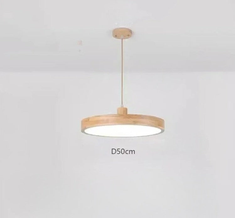 LUXE moderne japanse houten hanglamp voor de woonkamer