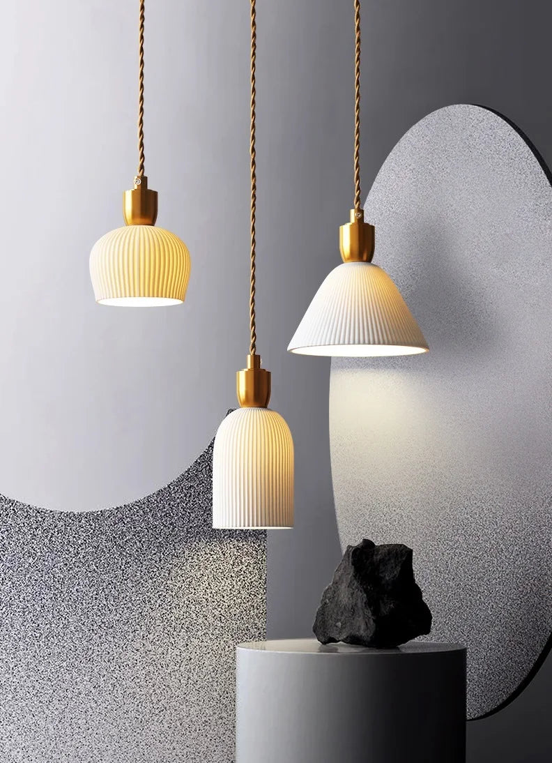 Dining ceramic pendant light
