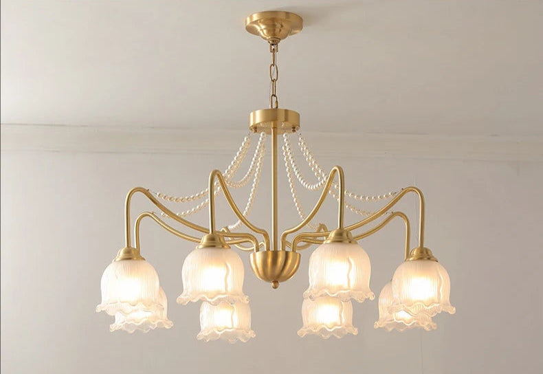 American modern design copper chandelier