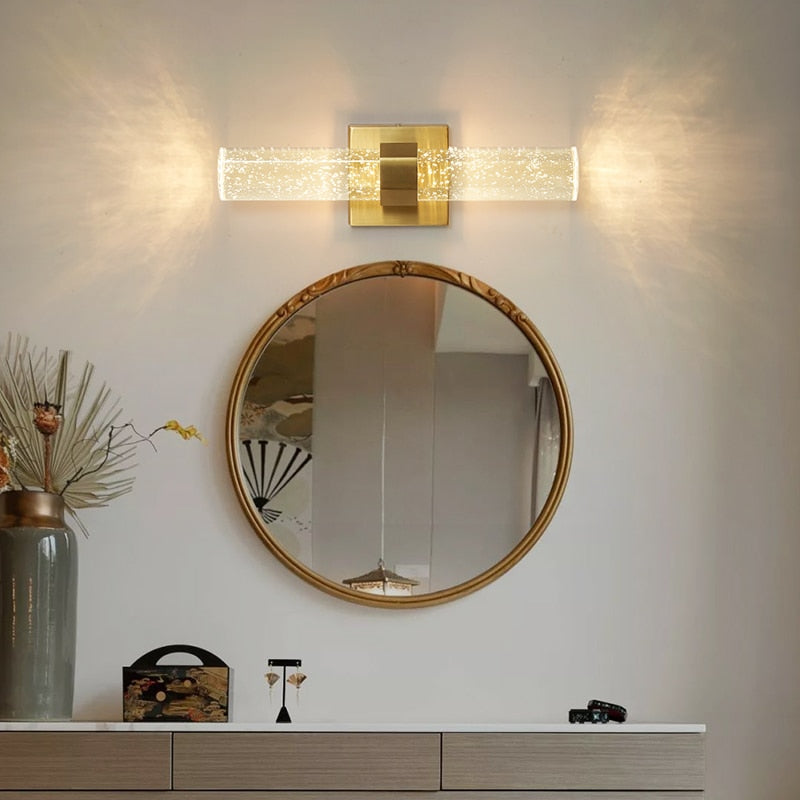 Applique murale de luxe avec bulle de cristal