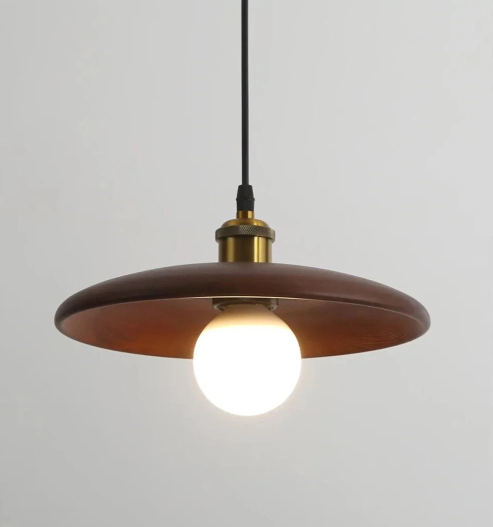 Nordic wood pendant light