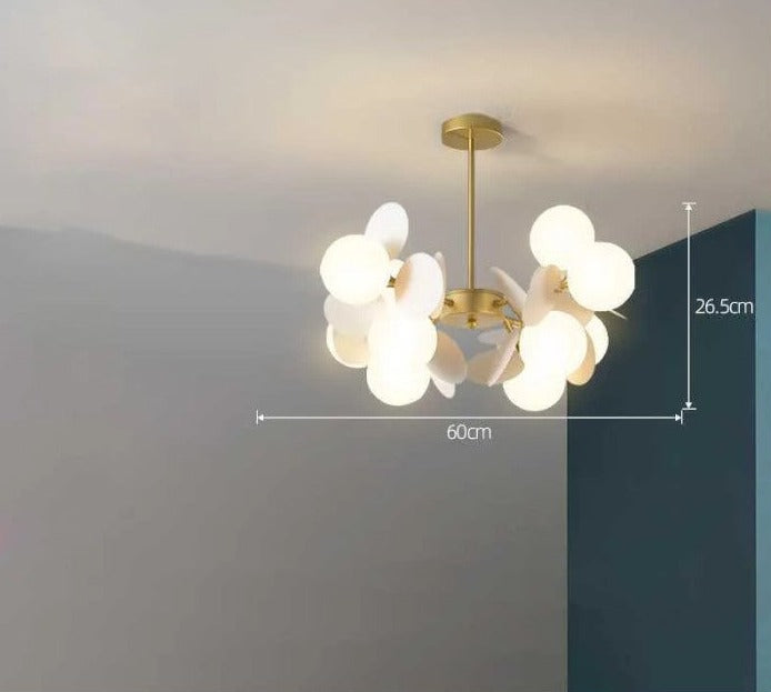 LUXE moderne glazen hanglamp met druivendesign