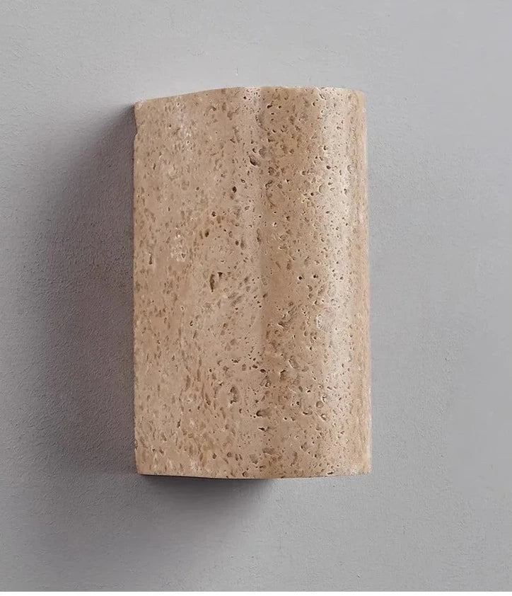 Travertine minimalist ip65 wall lamp