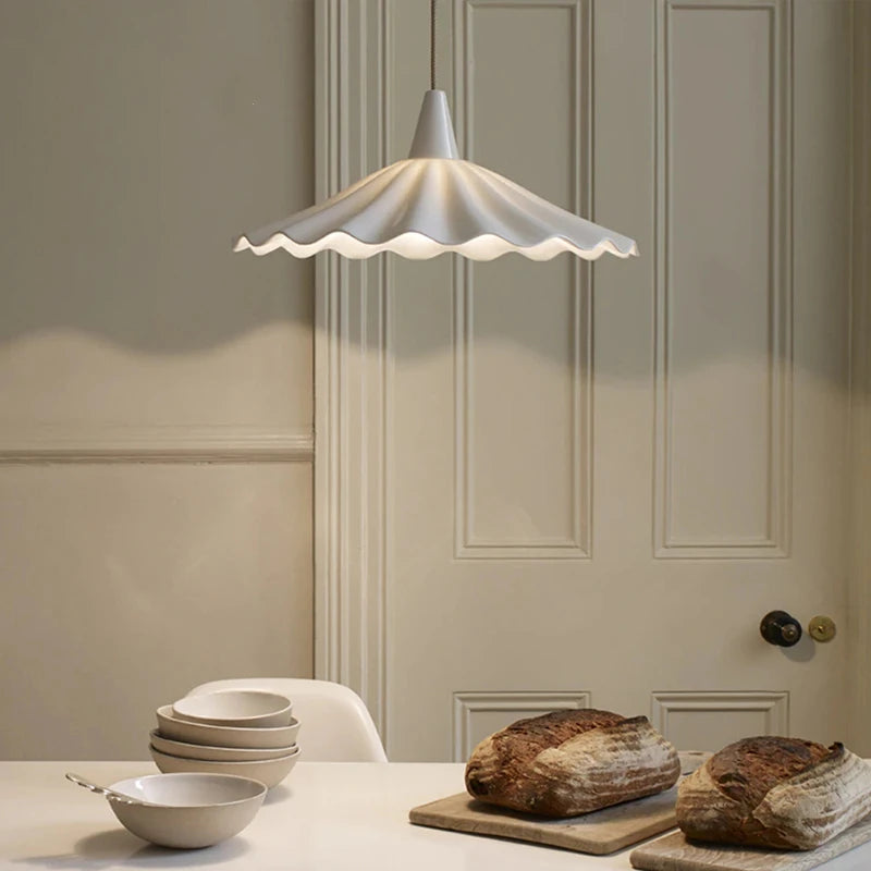 Vintage japan flower pendant light