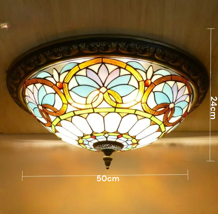 Tiffany vintage plafondlamp