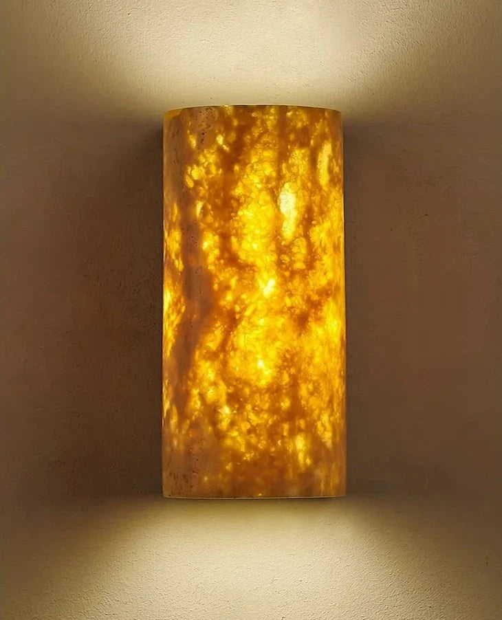 Travertine minimalist ip65 wall lamp
