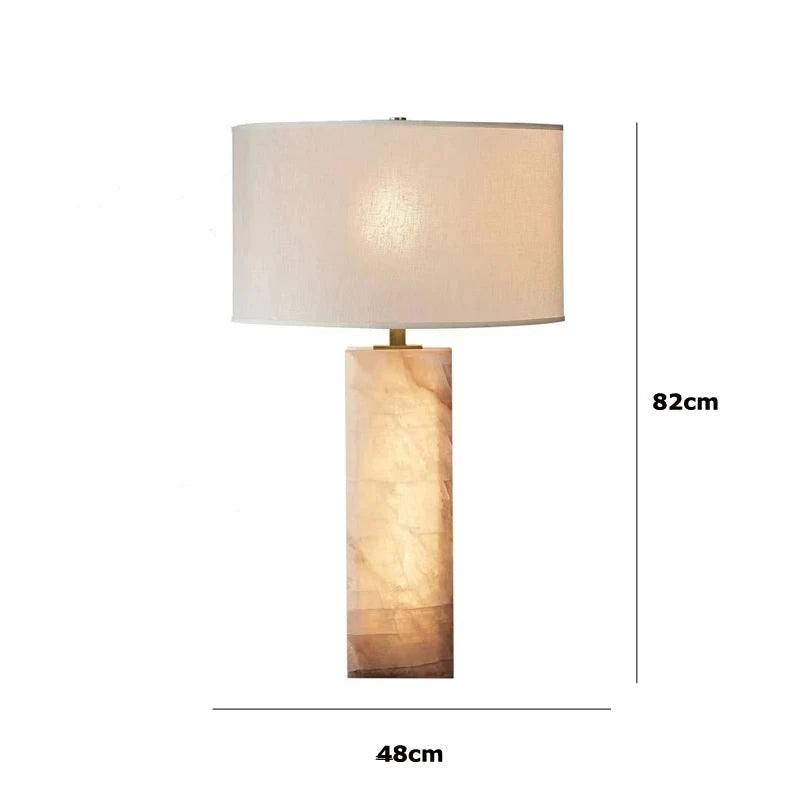 Natural marble victorian ceiling light