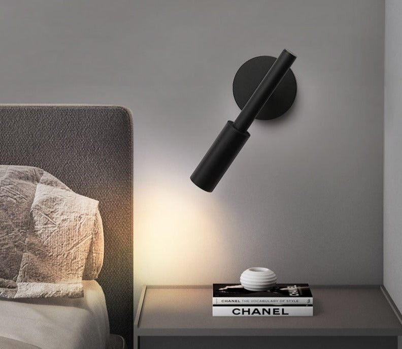 Lampe murale rotative