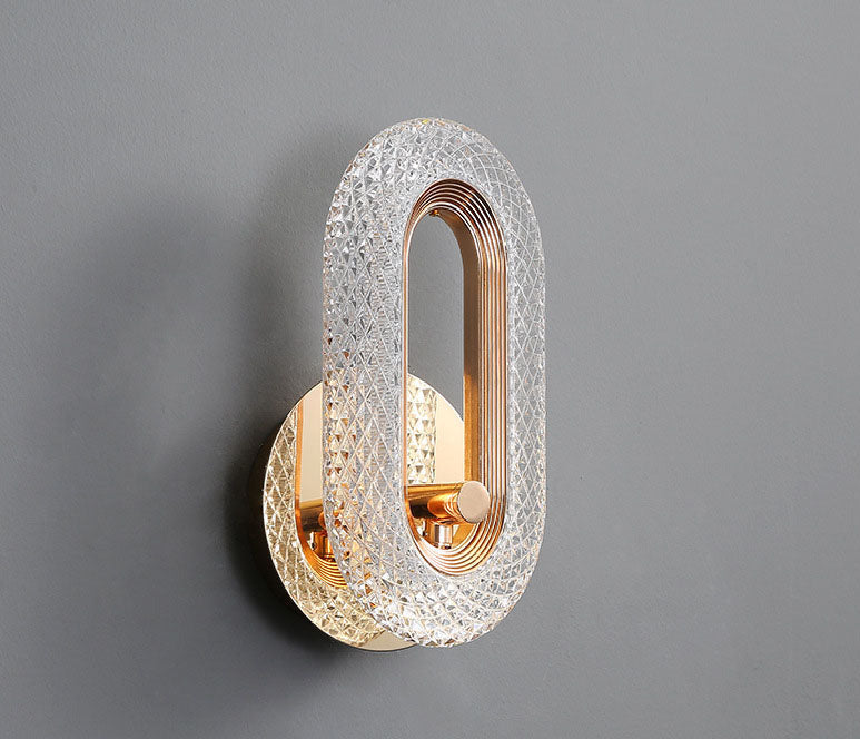 Lampe murale en cristal royal