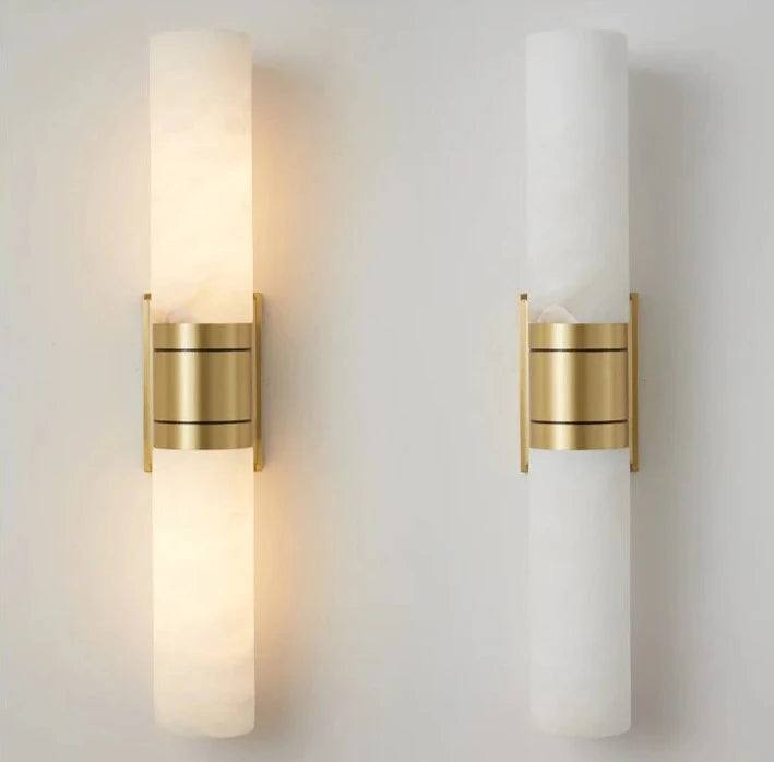 LUXELY High-End Kupfer-Marmor-Wandleuchte mit kreativem Design