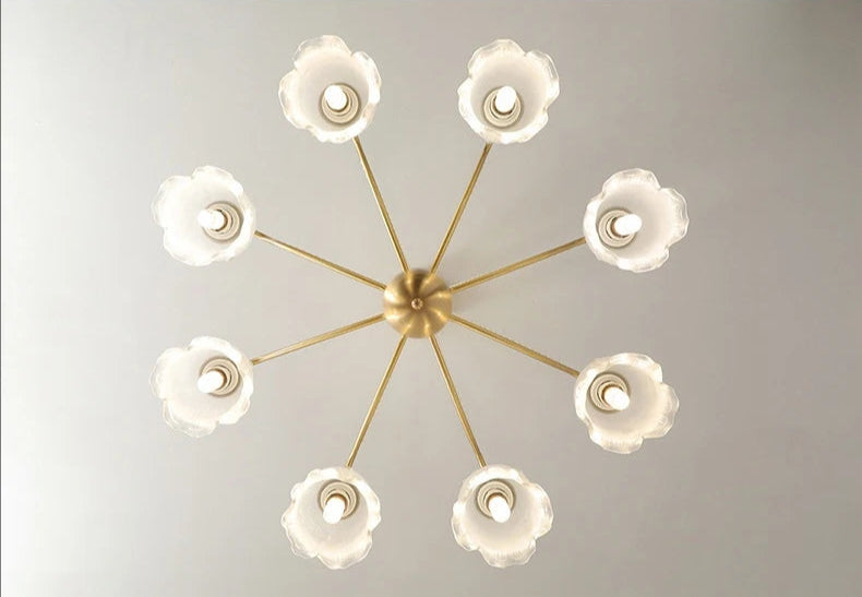 American modern design copper chandelier