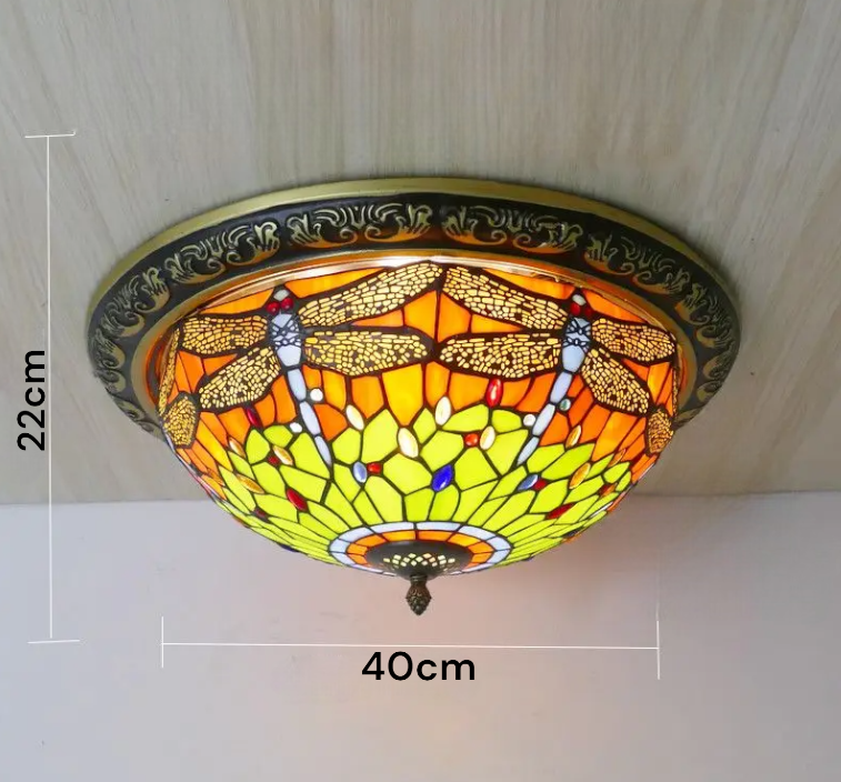 Tiffany vintage plafondlamp