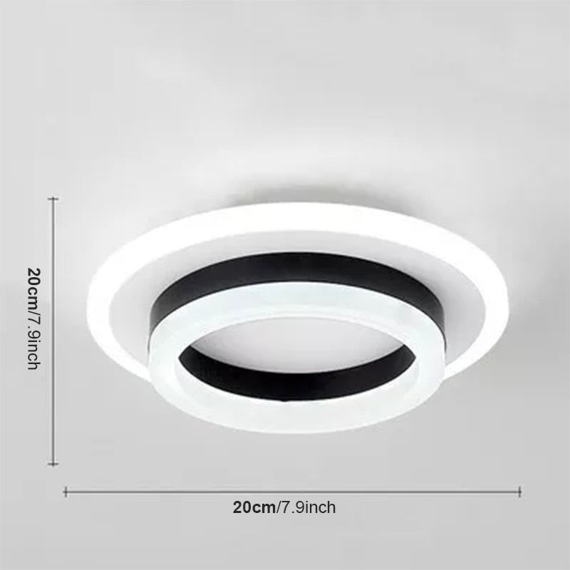 Ronde Vierkante Vorm Plafondlamp