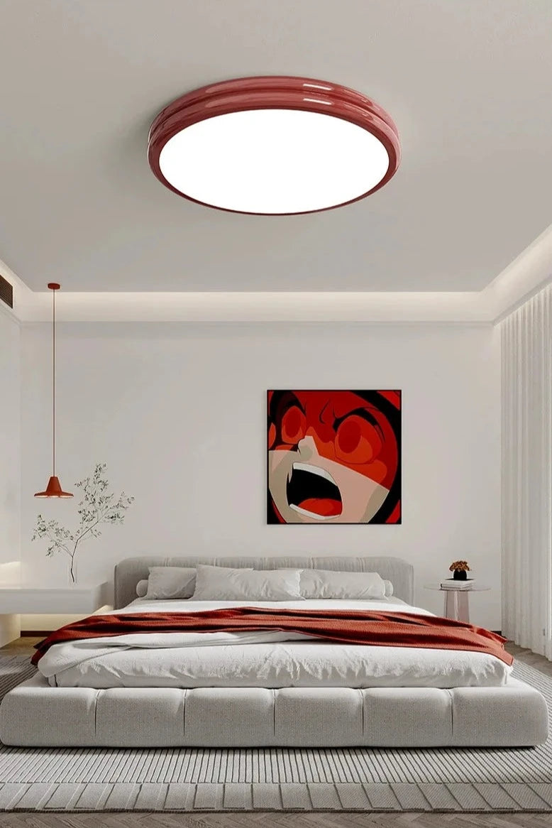Moderne design crèmekleurige plafondlamp