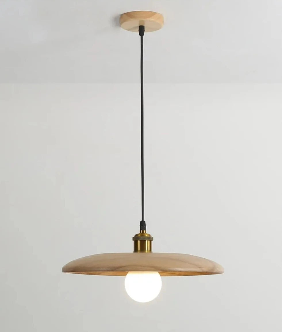 Nordic wood pendant light