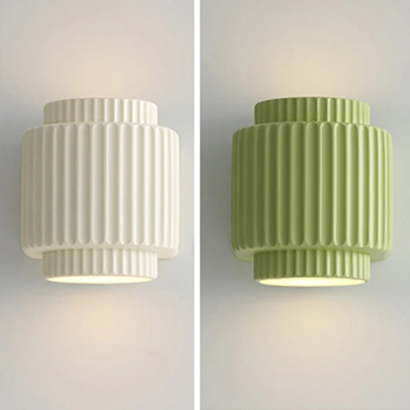 Aplique minimalista escandinavo a rayas