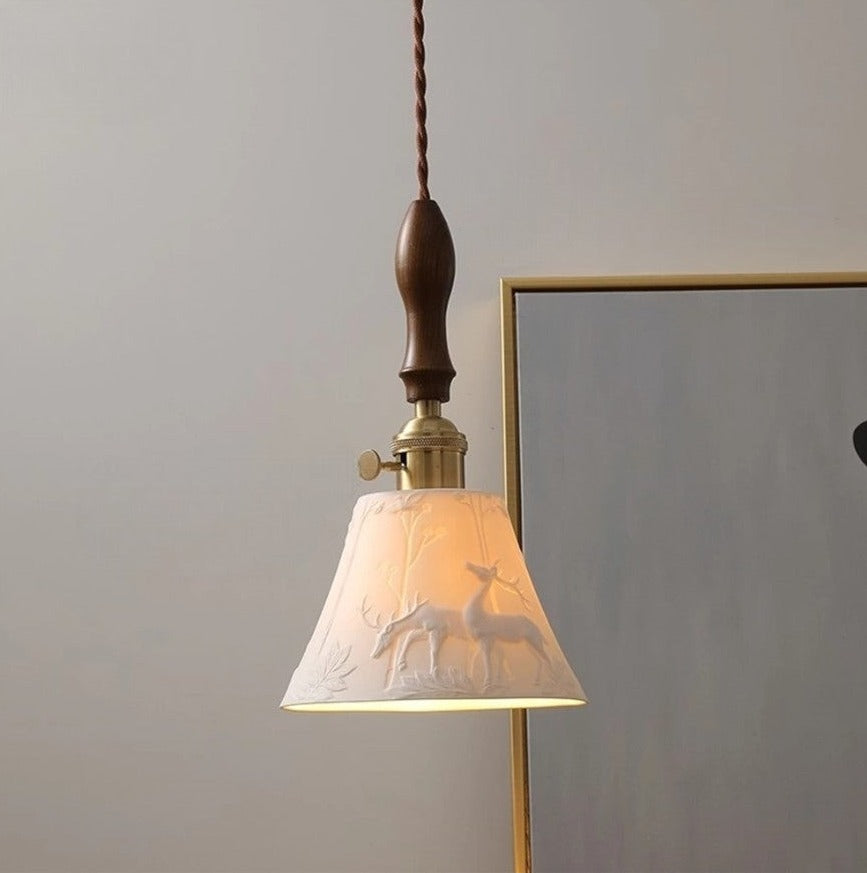Kitchen ceramic pendant light