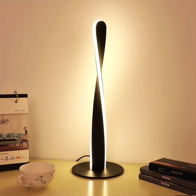 Dimbar modern skrivbordslampa Aluminium
